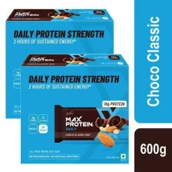 Max Protien Max Protein Daily Choco Classic Bar [Pack Of 12] - (600 G)