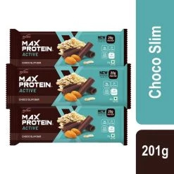 Max Protien Max Protein Active Choco Slim Bar [Pack Of 3] - (201 G)