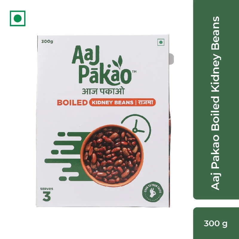 Grocery Aaj Pakao Boiled Rajma/kidney Bean, Pack Of 3 (3*300g) 3 Grocery Aaj Pakao Boiled Rajma/kidney Bean, Pack Of 3 (3*300g)