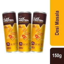 Max Protien Max Protein Chips - Desi Masala [pack Of 3] (450 G)