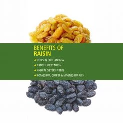 Bagul Foods Everyday Four Golden Long Raisins + Seedless Afghan Black Raisins | Combo Pack | 200g Each Grocery