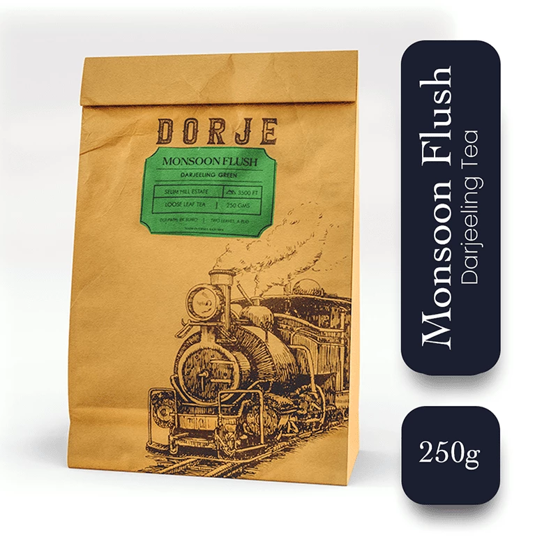 Dorje Teas Dorje Monsoon Flush - Darjeeling Green Tea (250 G) Snacks & Beverages 3 Dorje Teas Dorje Monsoon Flush - Darjeeling Green Tea (250 G) Snacks & Beverages