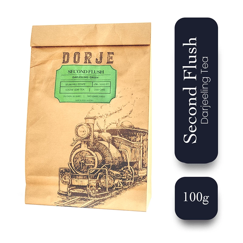 Dorje Teas Dorje Second Flush - Darjeeling Green Tea (100 G) Snacks & Beverages 3 Dorje Teas Dorje Second Flush - Darjeeling Green Tea (100 G) Snacks & Beverages