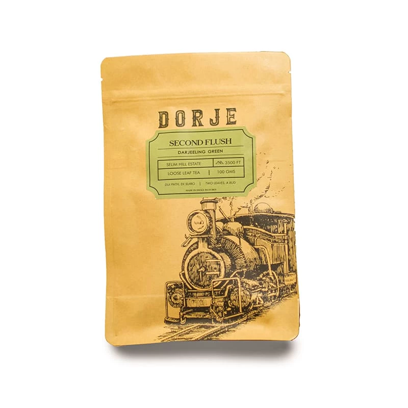 Dorje Teas Dorje Second Flush - Darjeeling Green Tea (100 G) Snacks & Beverages 4 Dorje Teas Dorje Second Flush - Darjeeling Green Tea (100 G) Snacks & Beverages