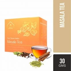 Hindraj Tea Grocery Hindraj Herbal Masala Tea Bags - (1 Box Of 15 Sachets)