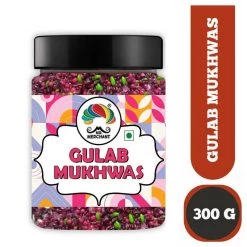 Mr Merchant Snacks & Beverages Mr. Merchant Gulab Mukhwas,(300gm Jar Pack)