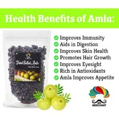 Mr Merchant Snacks & Namkeen Mr. Merchant Dried Salted Amla (400 Gm)