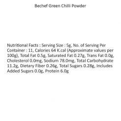 Be Cheff Bechef Green Chilli Powder (55 Gms)