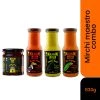 Naagin Sauce NAAGIN - Mirchi Maestro - Crispy Chilli Oil (Mild, 140g) & Indian Hot Sauce Combo - The Original, Kantha Bomb & Smoky Bhoot (Pack Of 3, 230g Each) Snacks & Beverages