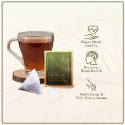 Hindraj Tea Grocery Hindraj Herbal Assam Black Tea Bags - (1 Box Of 15 Sachets)