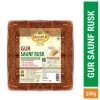 Dhampur Green Gur Saunf Rusk 200 (pack Of 3x200g)