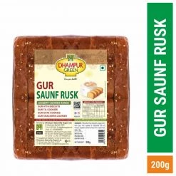Dhampur Green Gur Saunf Rusk 200 (pack Of 3x200g)