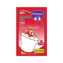 MOMENTS INDUSTRIES Moments Falooda Mix - Rose 200 Gm Snacks & Beverages