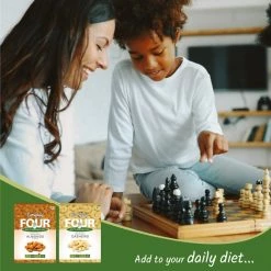 Bagul Foods Everyday Four Californian Almonds + Cashews Nuts | Combo Pack | 200g Each Grocery