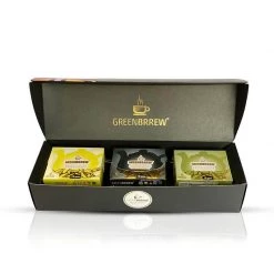 Greenbrew Greenbrrew An Exotic And Colorful Gift Box ( Instant Green Coffee Natural, Lemon & Strong Flavors) 6 Sachets Each