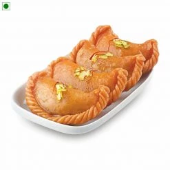 Kesari Desi Ghee Gujiya (250 G) Snacks & Beverages