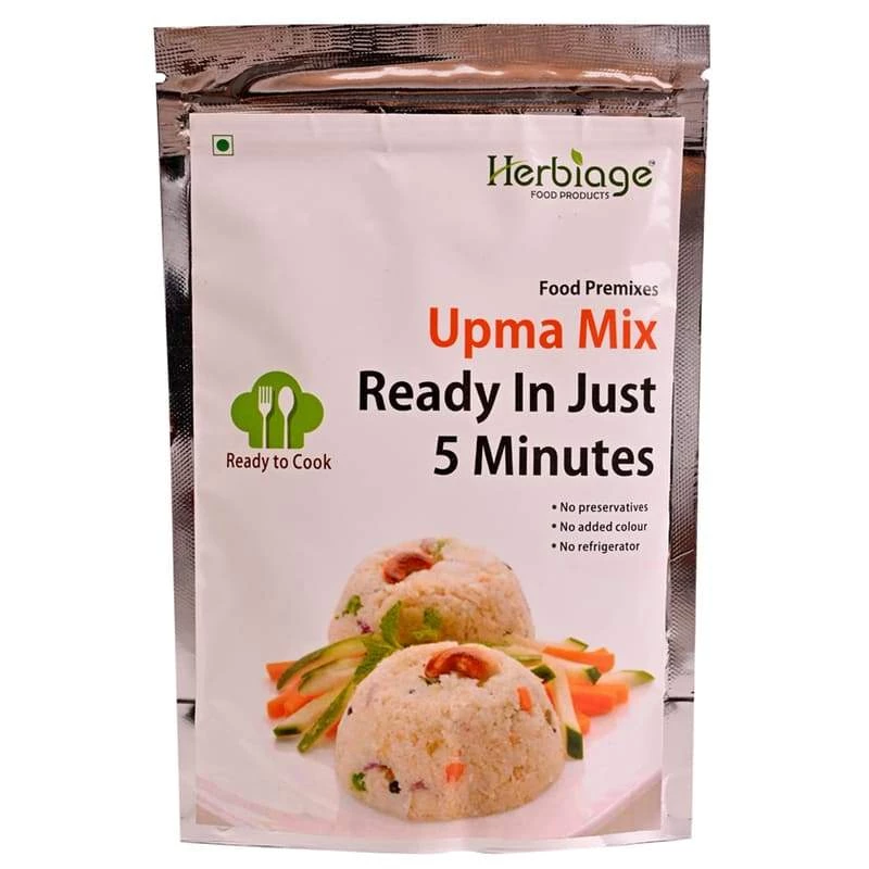 Snacks & Beverages Herbiage Upma Mix (150 G) 3 Snacks & Beverages Herbiage Upma Mix (150 G)