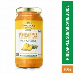 Dhampur Green Pineapple Canejuice Jam 300g Grocery