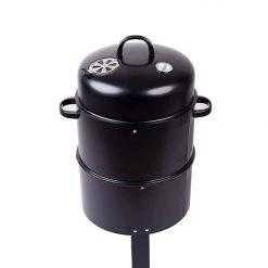 Peng Essentials 3 In 1 Triple Layered Barrel Barbecue Grill, Smoker And Fire Pit