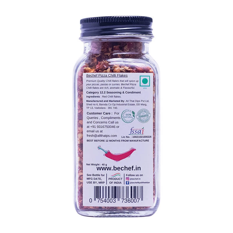Be Cheff Bechef Pizza Chilli Seasoning (40 Gms) 4 Be Cheff Bechef Pizza Chilli Seasoning (40 Gms)
