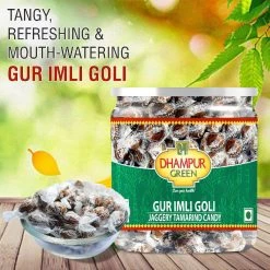 Dhampur Green Gur Imli Goli 250g (Buy 1 Get 1 Free ) Snacks & Beverages