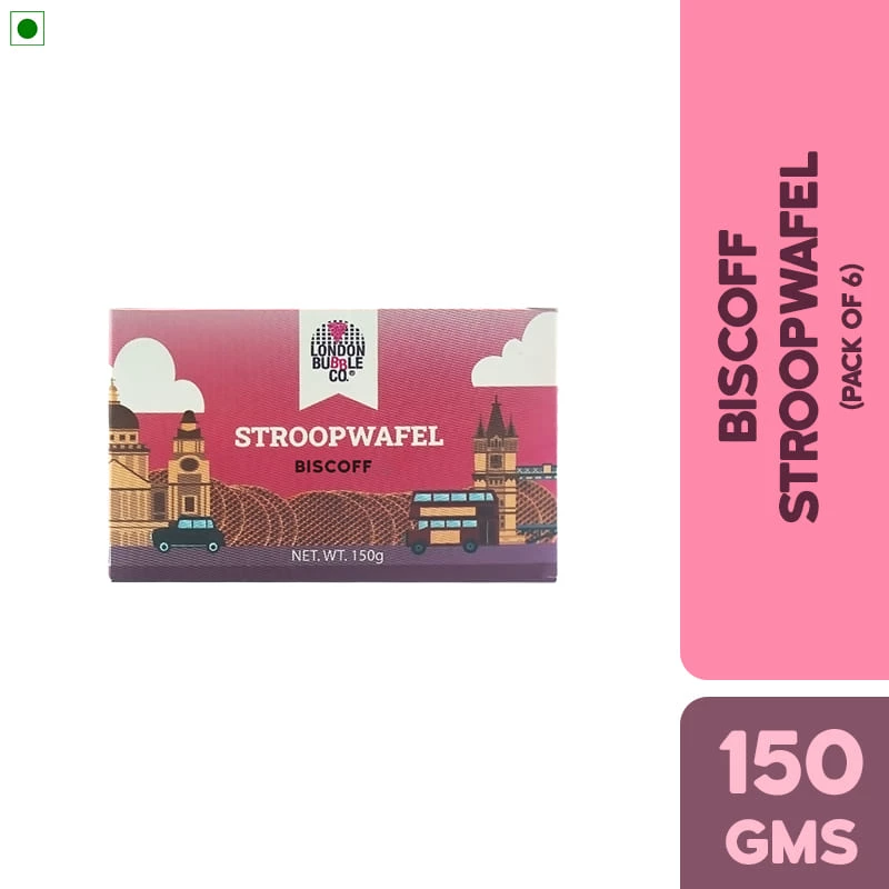 London Bubble Biscoff - Stroopwafel (150 G) 3 London Bubble Biscoff - Stroopwafel (150 G)