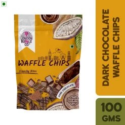 London Bubble Dark Chocolate - Waffle Chips (100 G) Dairy & Bakery
