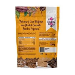 London Bubble Dark Chocolate - Waffle Chips (100 G) Dairy & Bakery