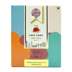London Bubble Lava Cake Premix - Red Velvet (250 G) Dairy & Bakery