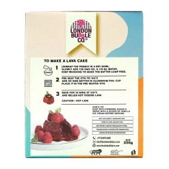 London Bubble Lava Cake Premix - Red Velvet (250 G) Dairy & Bakery