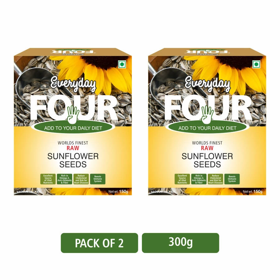 Bagul Foods Everyday Four Raw Sunflower Seeds |Combo Pack |150g Each Snacks & Beverages 3 Bagul Foods Everyday Four Raw Sunflower Seeds |Combo Pack |150g Each Snacks & Beverages