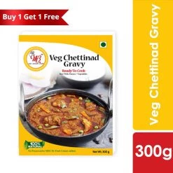 M3 Kitchen M3 Veg Chettinad Gravy (300 G) - Buy 1 Get 1 Free Snacks & Beverages