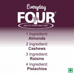 Bagul Foods Grocery Everyday Four Dry Fruits Gift Box 800g |Pack Of 4 | 9 Bagul Foods Grocery Everyday Four Dry Fruits Gift Box 800g |Pack Of 4 |