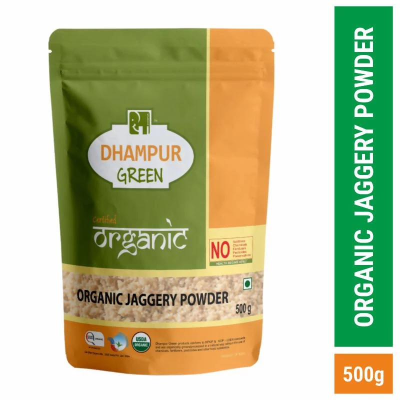 Dhampur Green Organic White Sugar 1.5 (Pack Of 3x500g) Pouch 3 Dhampur Green Organic White Sugar 1.5 (Pack Of 3x500g) Pouch