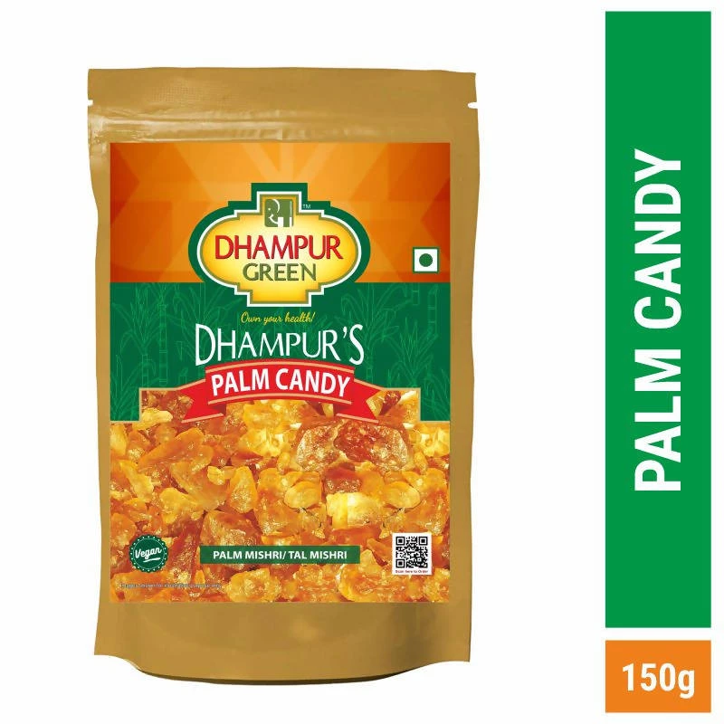 Grocery Dhampur Green Palm Candy/ Tal Mishri 150g (Pack Of 2x150g) Pouch 3 Grocery Dhampur Green Palm Candy/ Tal Mishri 150g (Pack Of 2x150g) Pouch