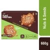 Max Protien Snacks & Beverages Max Protein Cookies – Nuts & Seeds [Pack Of 12 ] 7 Grain Breakfast Cookie (660 G)