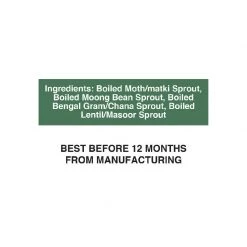 Grocery Aaj Pakao Boiled Mix Sprout, Pack Of 3 (3*300g)