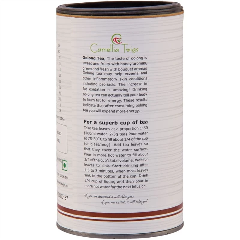 Camelia Twigs Camellia Twigs Oolong Tea (Darjeeling) (50 G) 5 Camelia Twigs Camellia Twigs Oolong Tea (Darjeeling) (50 G)