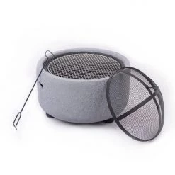 Home & Kitchen Utilities Peng Essentials 2-in-1 Fire Pit Charcoal Barbeque