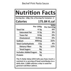 Be Cheff Bechef Pink Pasta Sauce (400 Gms) Ready To Eat