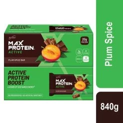 Max Protien Max Protein Active Plum Spice Bar [Pack Of 12] - (840 G)