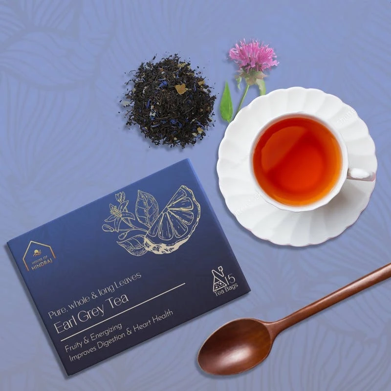 Hindraj Tea Hindraj Herbal Earl Grey Tea Bags - (1 Box Of 15 Sachets) Grocery 6 Hindraj Tea Hindraj Herbal Earl Grey Tea Bags - (1 Box Of 15 Sachets) Grocery