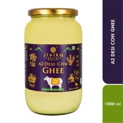 Grocery Jivika Naturals Desi Cow Ghee (1 Ltr)