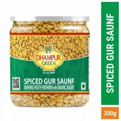 Grocery Dhampur Green Spiced Gur Saunf - 300g