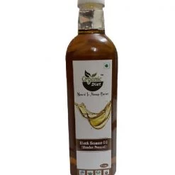 Organic Diet Organic Wooden Pressed Black Sesame(Til) Oil, 1 Liter Oils Ghee & Vinegar