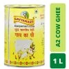 Gavyamart Indian A2 Cow Ghee 100% Pure - (1 Litre Each - Pack Of 4)