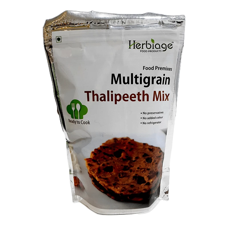Snacks & Beverages Herbiage Multigrain Thalipeeth Mix (200 G) 3 Snacks & Beverages Herbiage Multigrain Thalipeeth Mix (200 G)