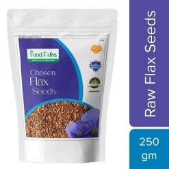 The Food Folks Flax Seeds - Alsi Seeds | Raw Flax Seeds (250 G) (Buy 1 Get 1 Free) Seeds & Nuts