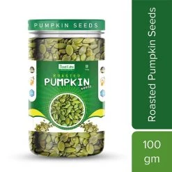 The Food Folks Roasted Pumpkin Seeds Small Jar, (100 G) ( Buy 1 Get 1 Free ) Seeds & Nuts