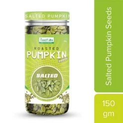 The Food Folks Salted Roasted Pumpkin Seeds Tall Jar, (150 G) ( Buy 1 Get 1 Free )